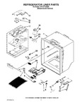 Diagram for 03 - Refrigerator Liner Parts