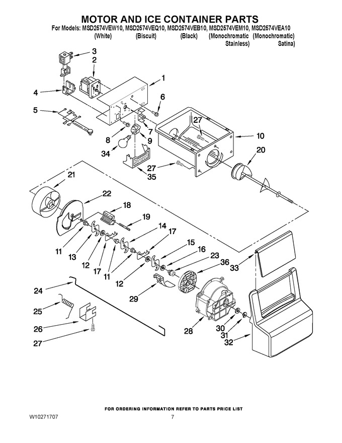 Diagram for MSD2574VEA10