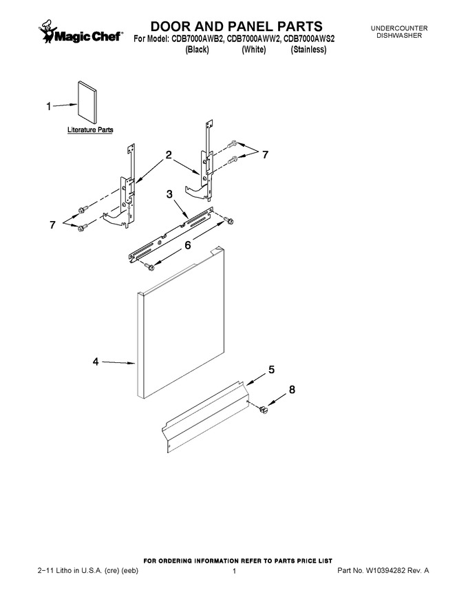Diagram for CDB7000AWW2