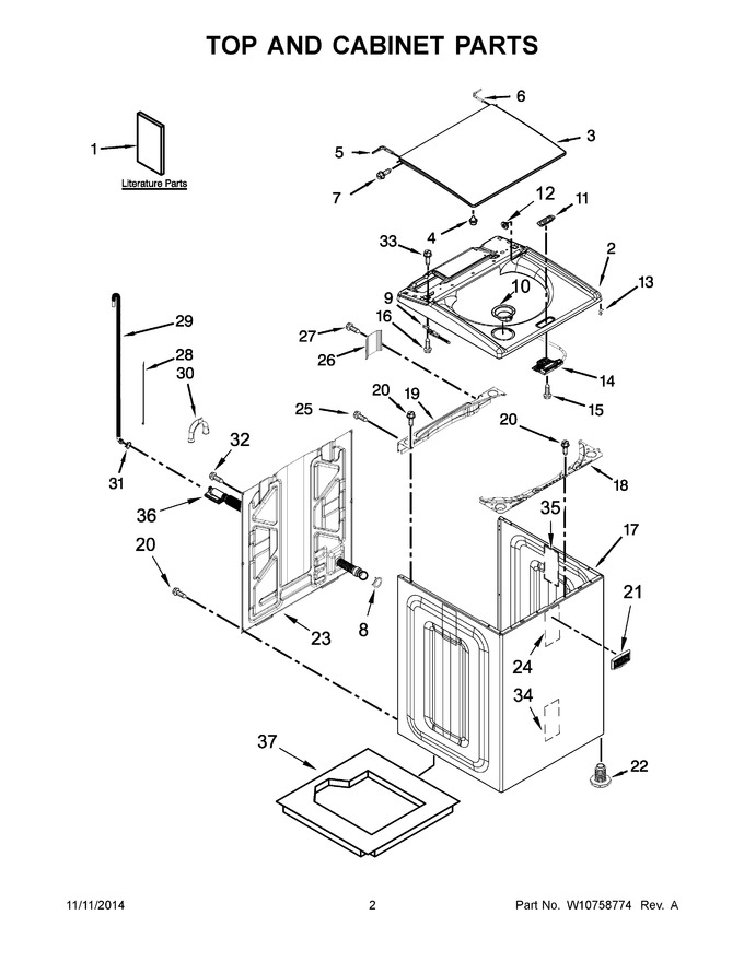 Diagram for MVWB835DW0