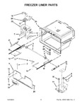 Diagram for 04 - Freezer Liner Parts