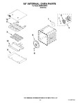 Diagram for 10 - 18`` Internal Oven Parts