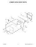 Diagram for 05 - Lower Oven Door Parts