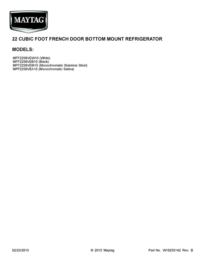 Diagram for MFF2258VEM10