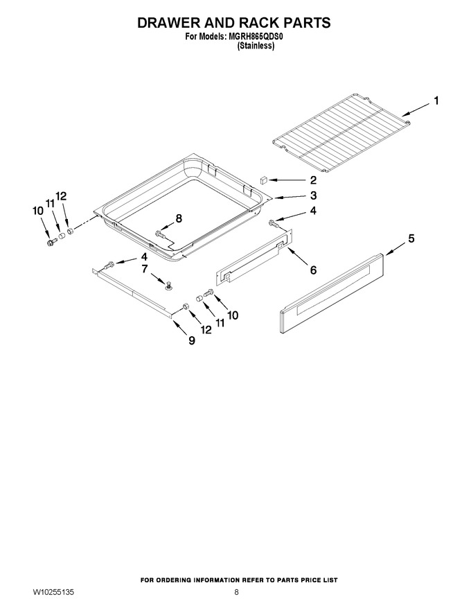 Diagram for MGRH865QDS0