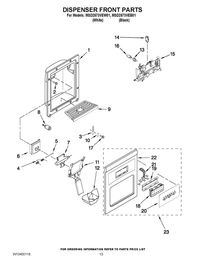 Diagram for MSD2573VEB01