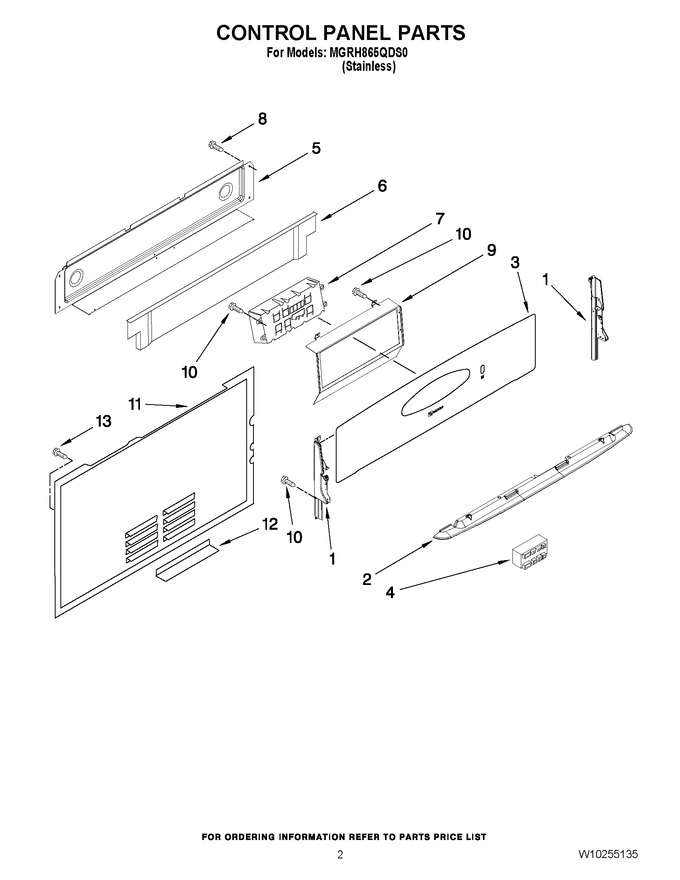 Diagram for MGRH865QDS0