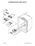Diagram for 05 - Refrigerator Liner Parts