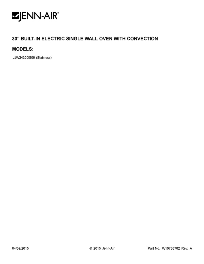 Diagram for JJW2430DS00