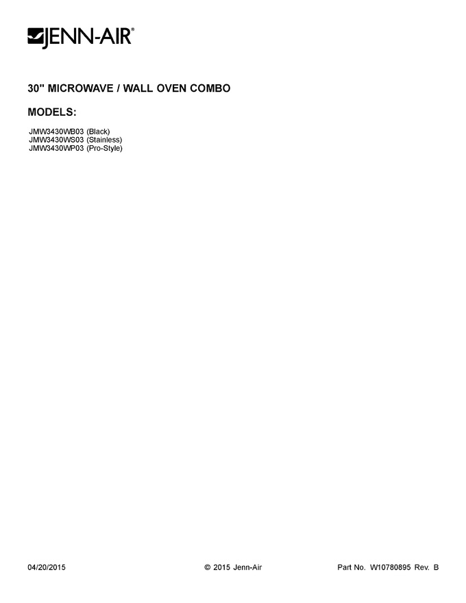 Diagram for JMW3430WS03