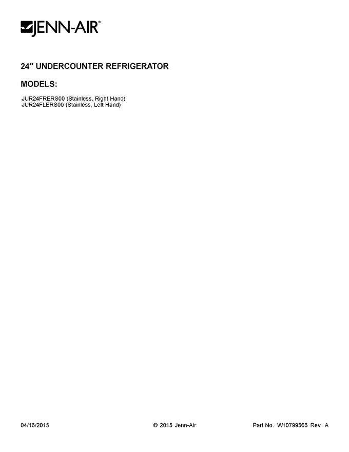 Diagram for JUR24FRERS00