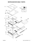 Diagram for 04 - Refrigerator Shelf Parts