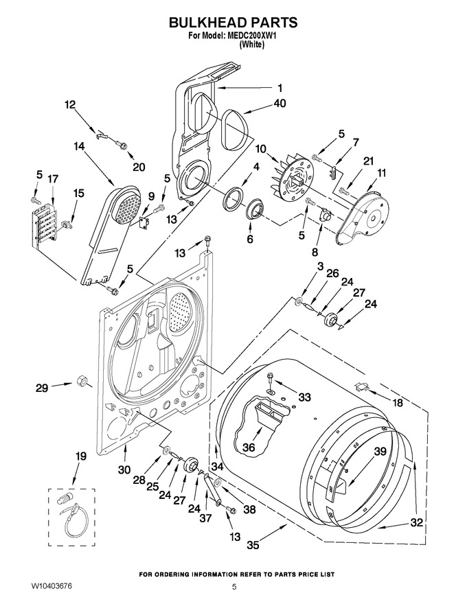 Diagram for MEDC200XW1