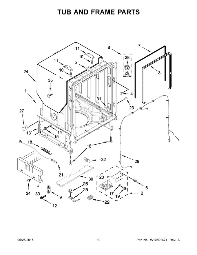 Diagram for JDB9800CWP2