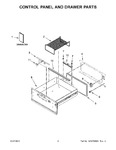 Diagram for 02 - Control Panel And Drawer Parts