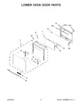 Diagram for 05 - Lower Oven Door Parts