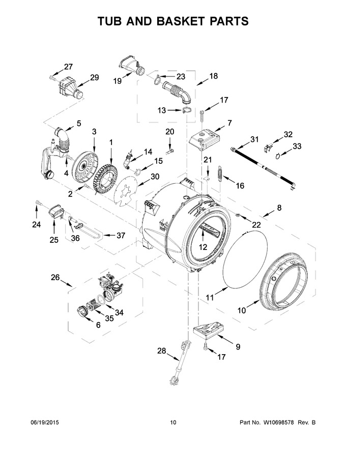 Diagram for MHW7100DC0