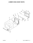 Diagram for 05 - Lower Oven Door Parts
