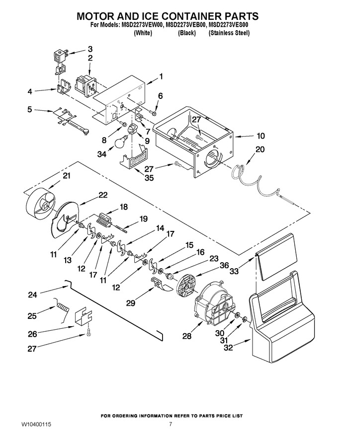 Diagram for MSD2273VEB00