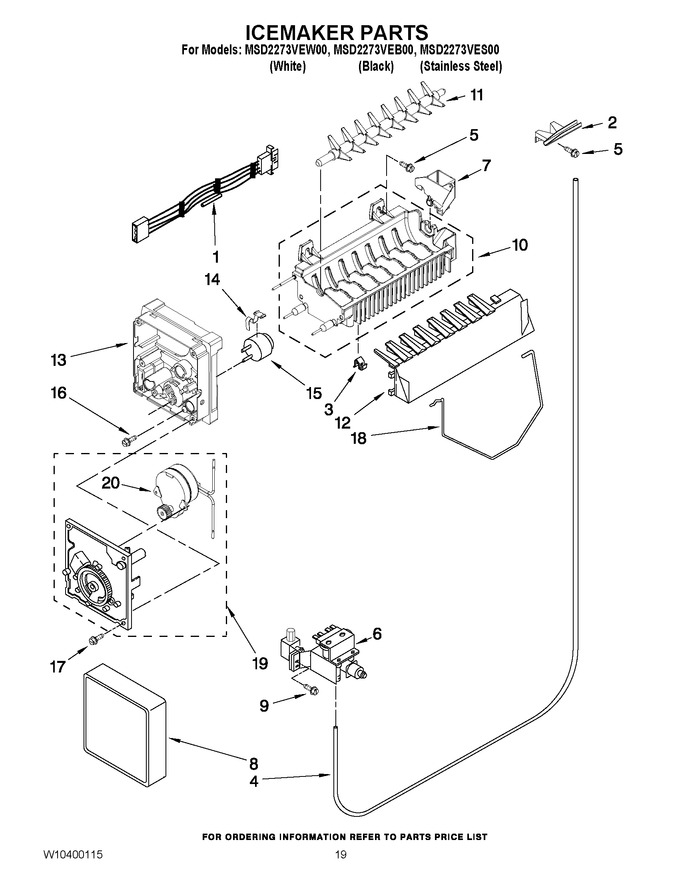 Diagram for MSD2273VEW00