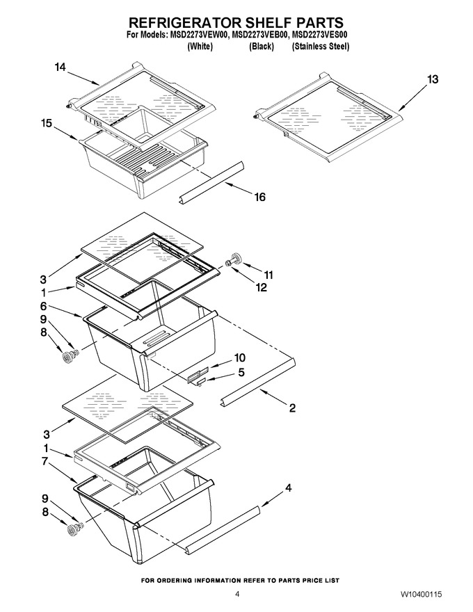 Diagram for MSD2273VES00