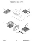 Diagram for 08 - Freezer Shelf Parts