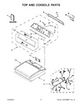 Diagram for 02 - Top And Console Parts