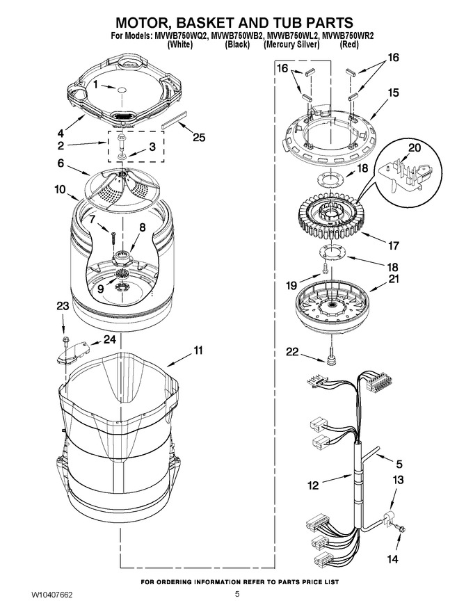 Diagram for MVWB750WR2