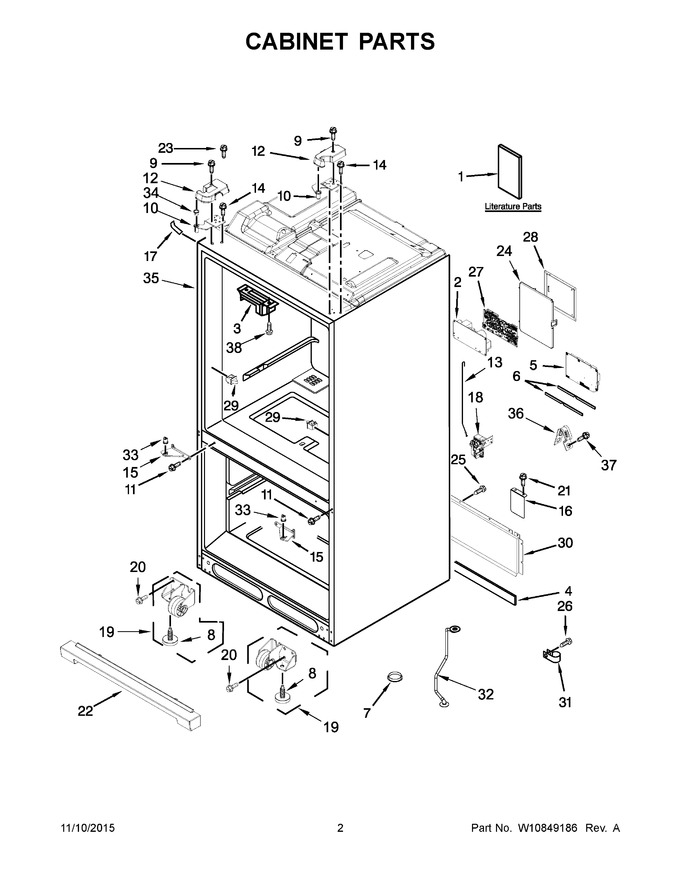 Diagram for MFX2876DRH02