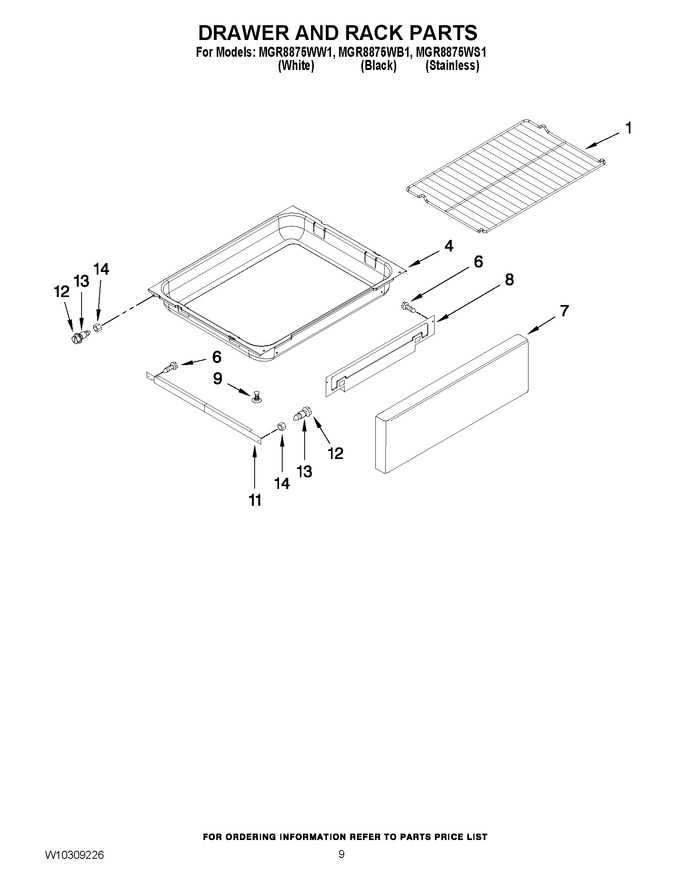 Diagram for MGR8875WW1