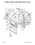 Diagram for 03 - Lower Cabinet And Front Panel Parts