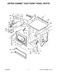 Diagram for 04 - Upper Cabinet And Front Panel Parts
