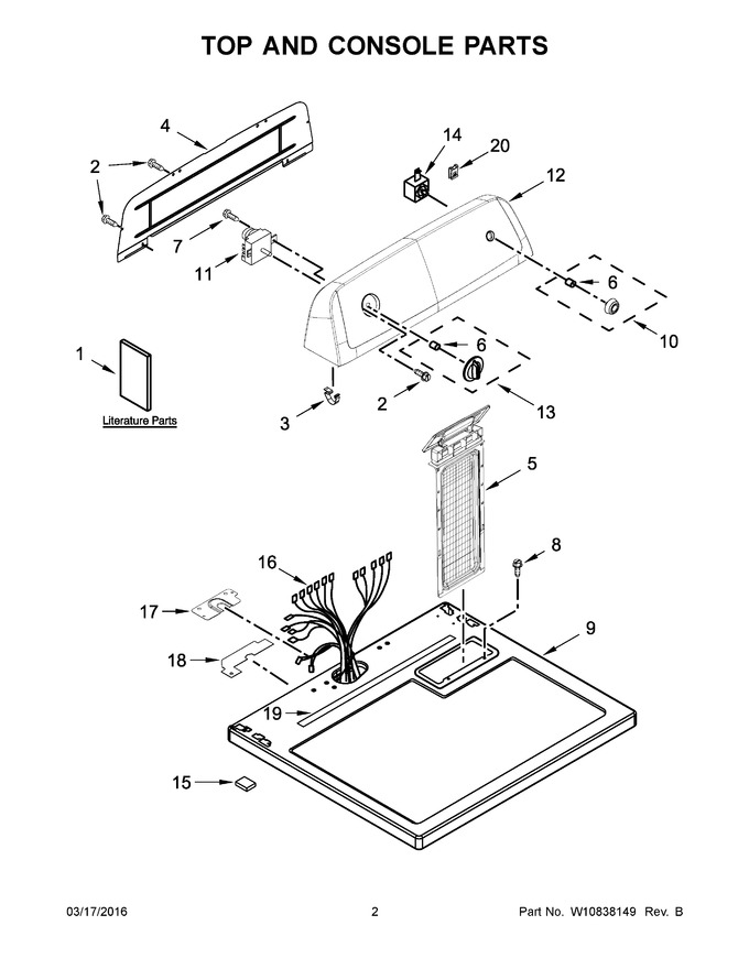 Diagram for YNED4655EW1