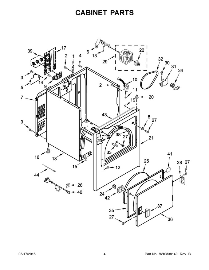 Diagram for YNED4655EW1