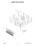 Diagram for 10 - Lower Rack Parts