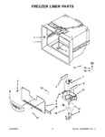 Diagram for 04 - Freezer Liner Parts