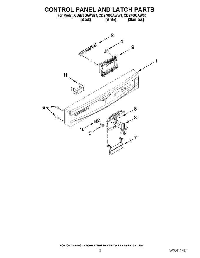 Diagram for CDB7000AWB3