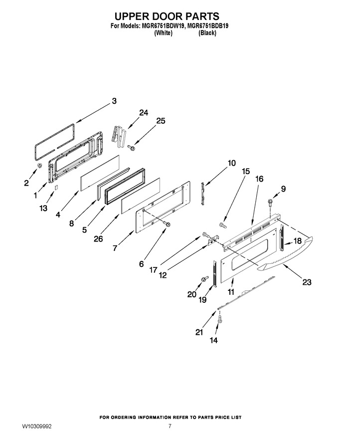 Diagram for MGR6751BDW19