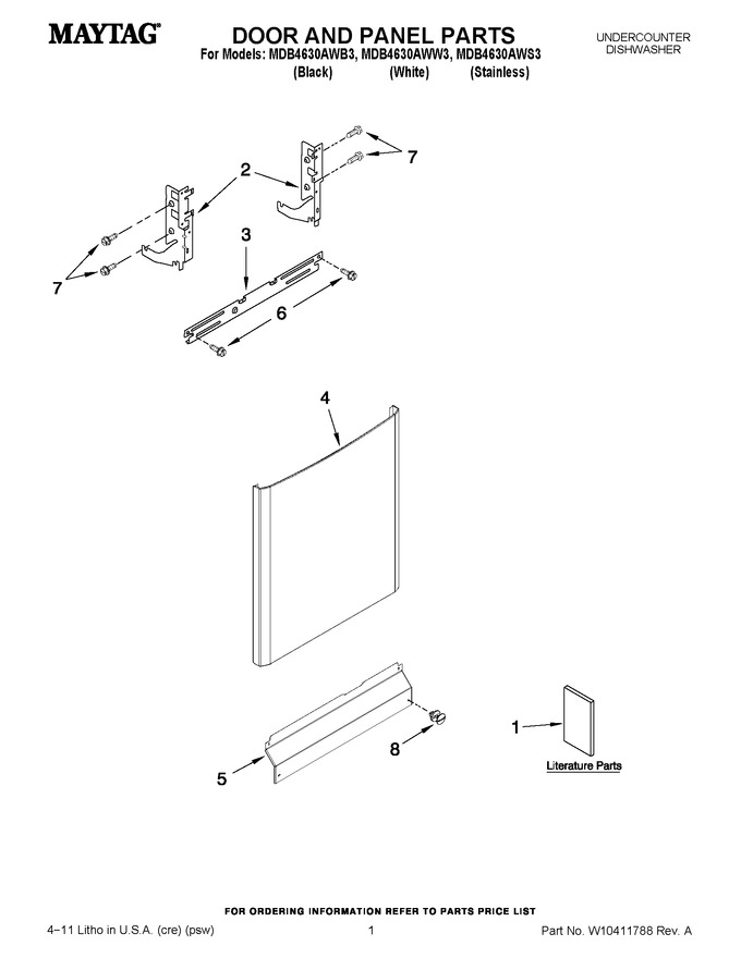 Diagram for MDB4630AWB3