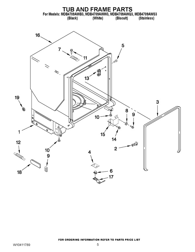 Diagram for MDB4709AWB3