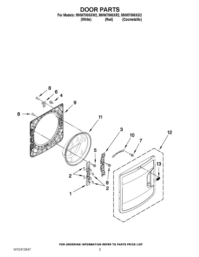Diagram for MHW7000XW2