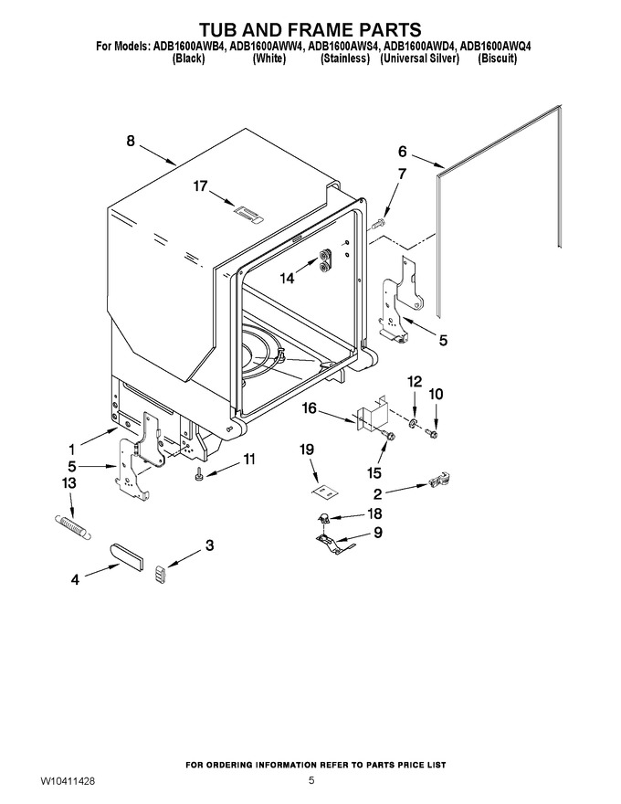 Diagram for ADB1600AWB4