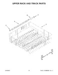 Diagram for 09 - Upper Rack And Track Parts