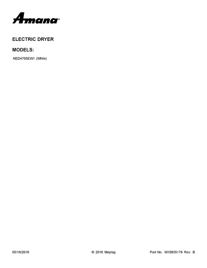 Diagram for NED4705EW1