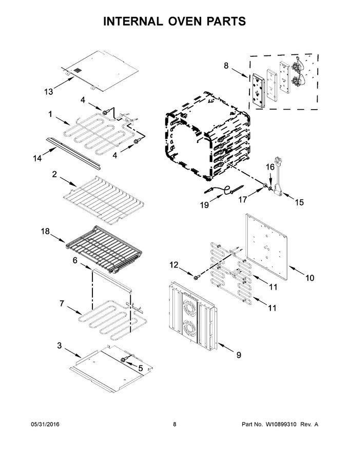 Diagram for JJW3430HP00