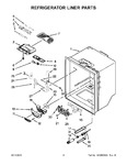 Diagram for 03 - Refrigerator Liner Parts