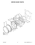 Diagram for 08 - Dryer Door Parts