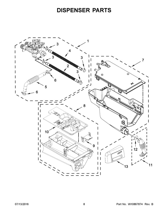 Diagram for MHW3505FW0