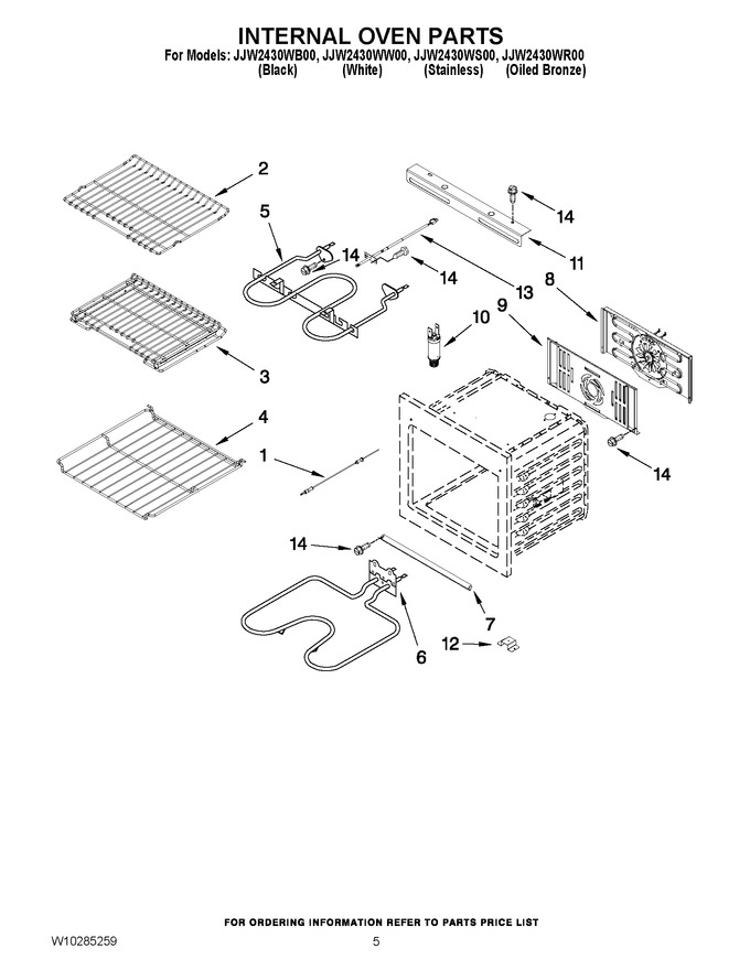 Diagram for JJW2430WS00