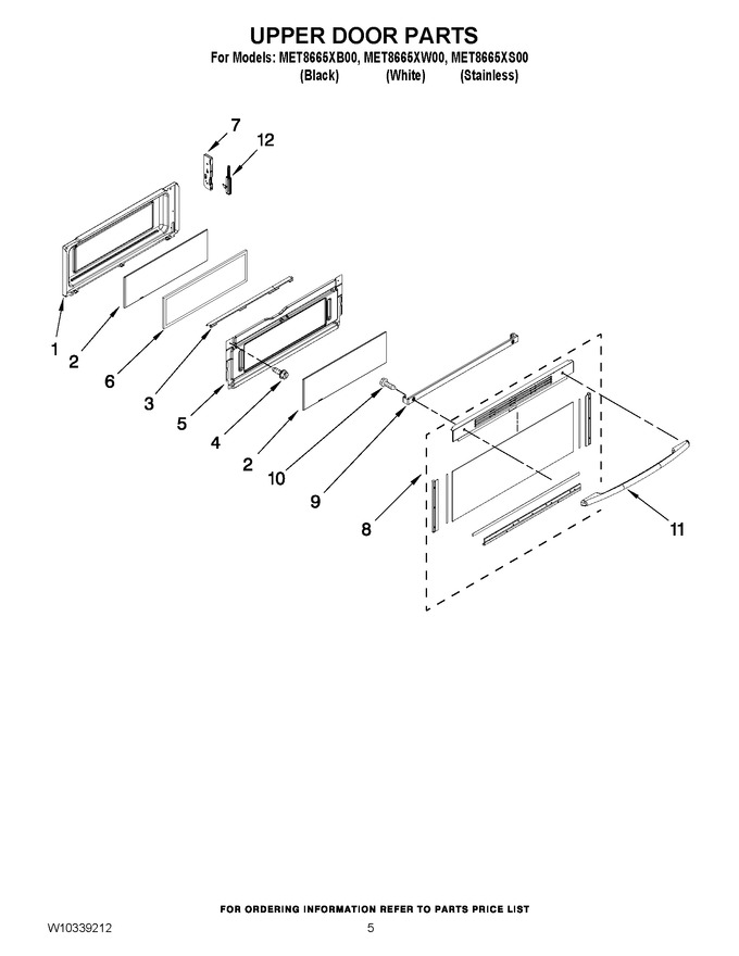 Diagram for MET8665XW00